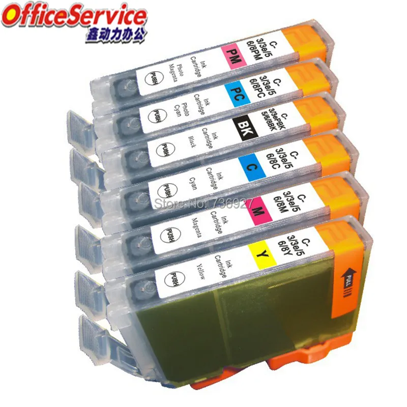 BCI 3e BCI3 6 BCI6 Совместимый струйный картридж для Canon PIXMA i900D i950 i960 i965 iP6100D MP950 MP960 i9100