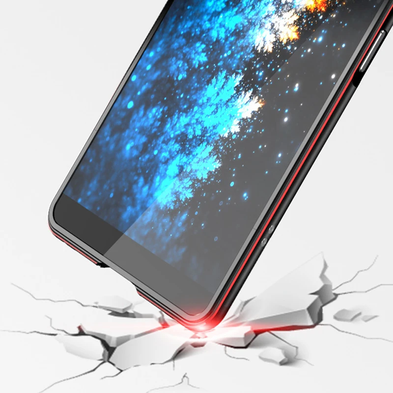 Чехлы для Smartisan Nut Pro 2 Жесткий Чехол задней панели ПК металлический бампер деловой