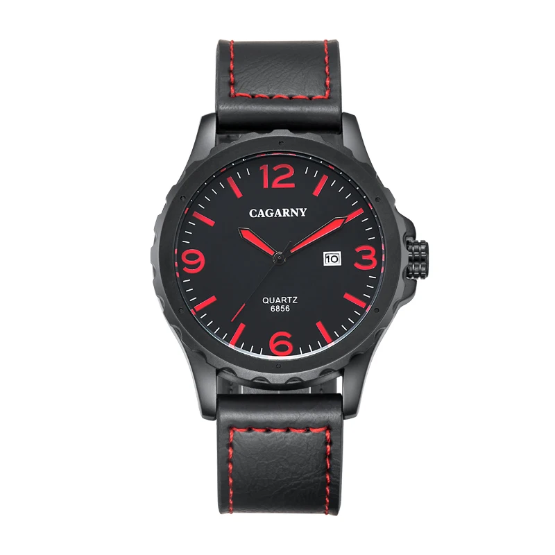 Элитный бренд cagarny Часы Для мужчин Повседневное кварца Reloj кожаный наручные часы армия Военная Униформа Reloj Hombre Для мужчин часы Relogio Masculino