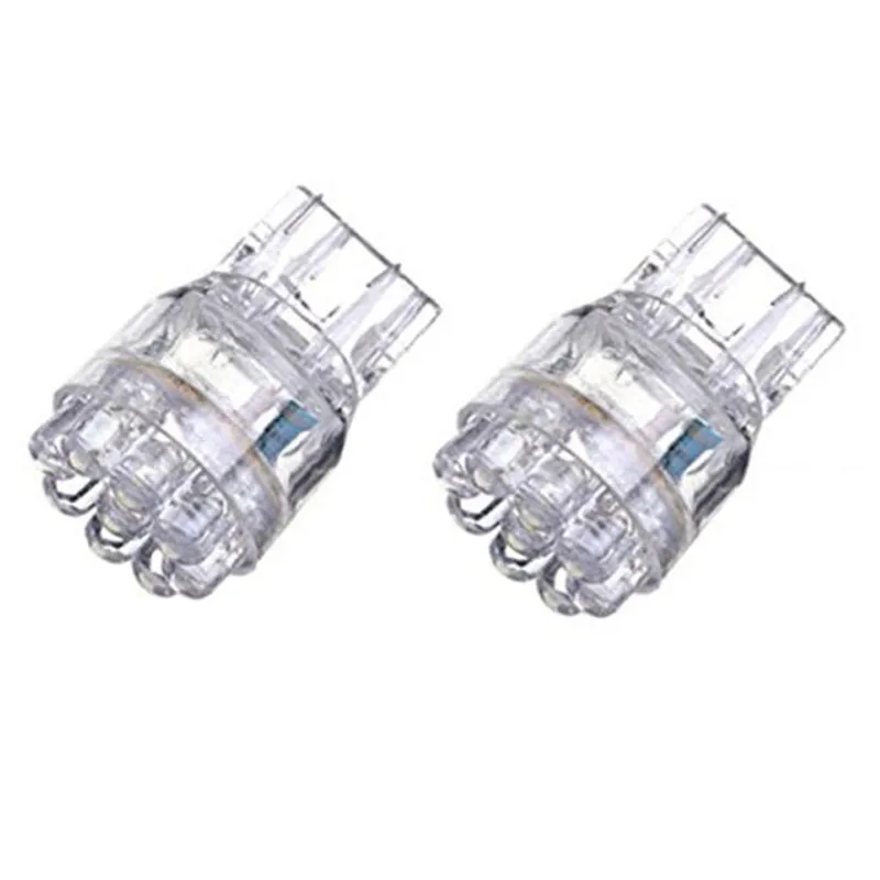 

Reverse Lights Low Consumption High Power T20 7440 9SMD Error Automobiles 2Pcs Car 12V 9 LED Reversing Brake Light Lamp#267490