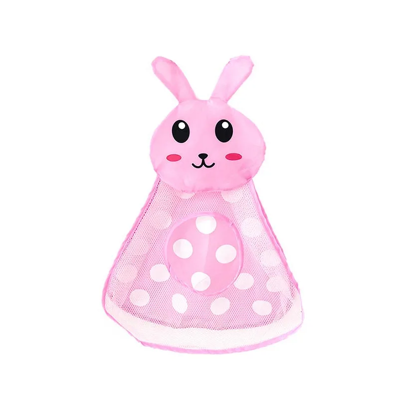 Ванная комната сетчатый мешок для хранения для детских игрушек для ванной мультфильм животных формы душ пляж корзина для хранения с присоской водонепроницаемый ткань - Цвет: Rabbit