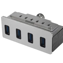 Usb-концентратор 3,0 клип концентратор 4 Порты и разъёмы диспенсер с Мощность адаптер USB hab высокое Скорость 5 Гбит/с USB диспенсер 3,0 концентратор для ПК письменные принадлежности