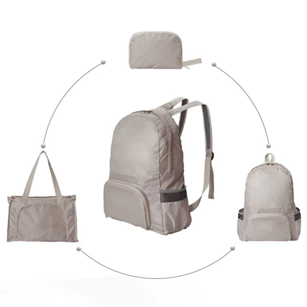 

Waterproof Folding Backpack Women Men Multipurpose Lightweight Travel Bag Camping Backpack Adjustable Strap Outdoor Sports Bag#2