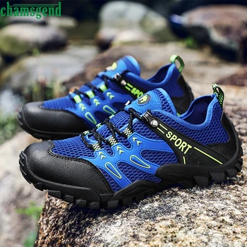 

CHAMSGEND New Light Hiking Aqua Shoes Men Outdoor Water Shoes Hot Sell Breathable Summer Swim Drawstring Creek Diving Shoes 09