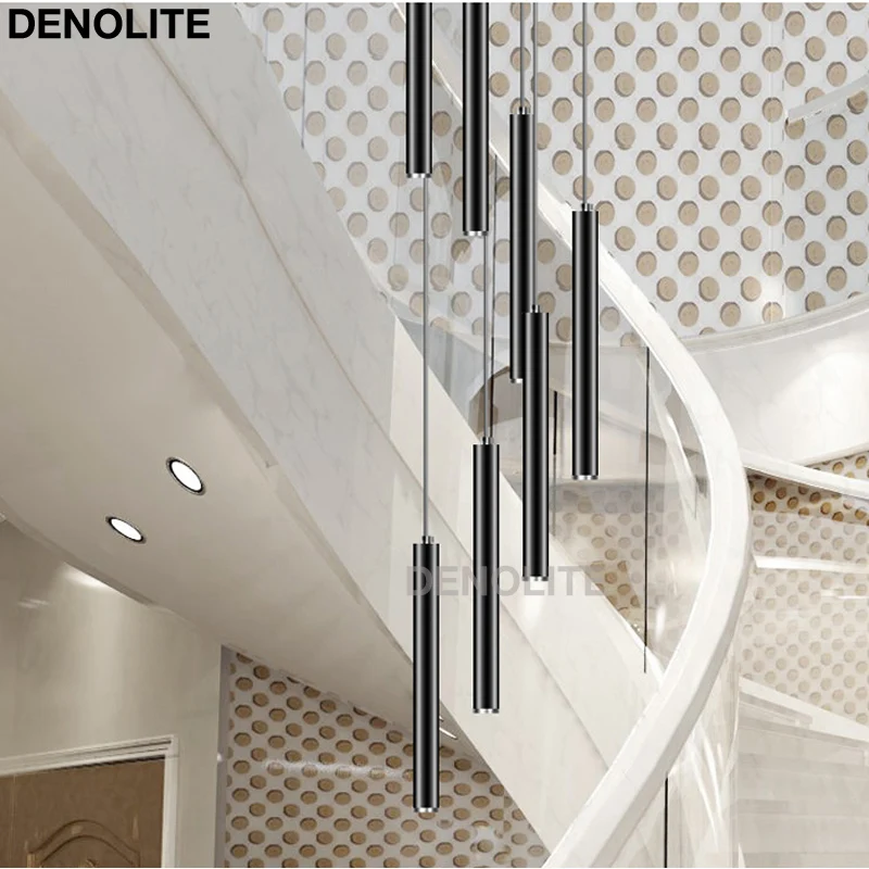 Светодиодная Подвесная лампа DENOLITE Dia3cm H30cm с алюминиевой трубкой 1 Вт 3