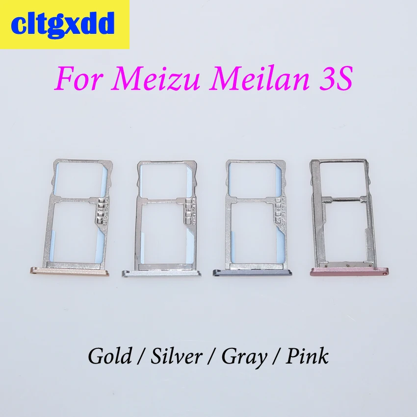 Cltgxdd держатель слота для сим карты meizu meilan 5s M5s 3S M3S|Адаптеры SIM карт| |