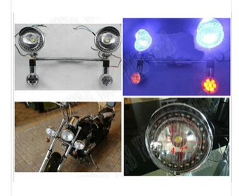 

LED Turn Signal Spot Light Bar For Suzuki Boulevard C50 Volusia 800 C90 M109R C109 M50 Intruder Chopper Cruisers L-59