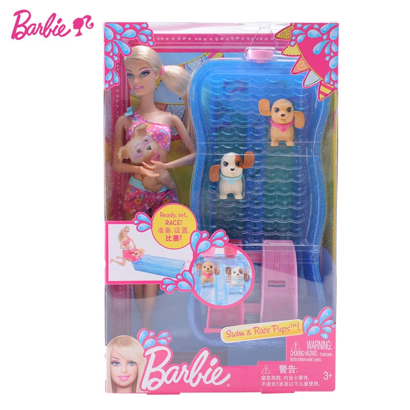 barbie swimming game