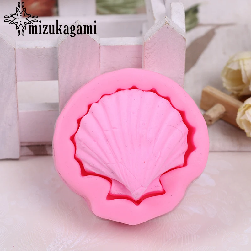 1pcs UV Resin Jewelry Liquid Silicone Mold 3D Big Shell Resin Charms Molds For DIY Intersperse Decorate Making Jewelry