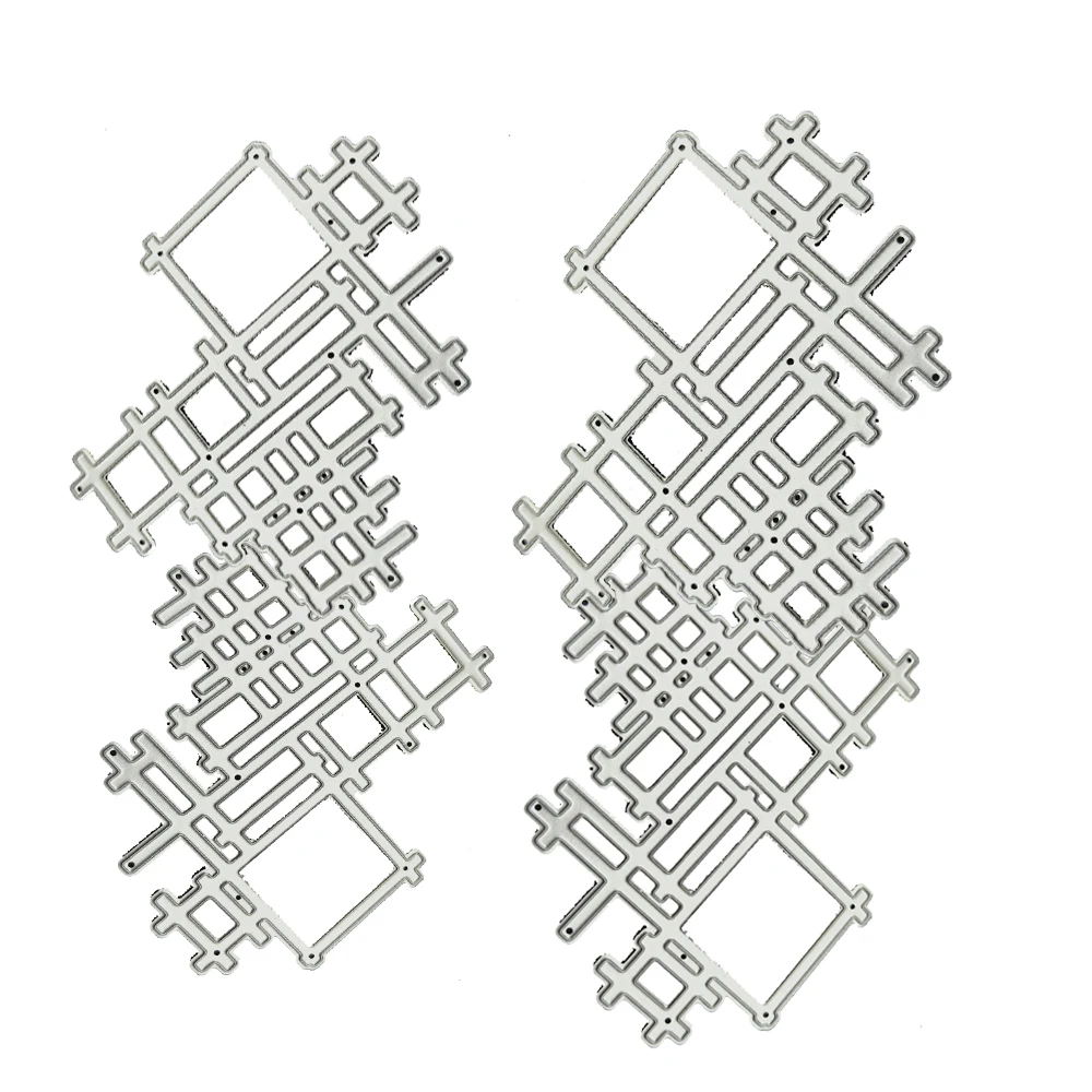 

Irregular Network Metal Cutting Dies New 2018 Paper Card Stencils Craft Embossing Die For Christmas Wedding Easter Cards Cartoon