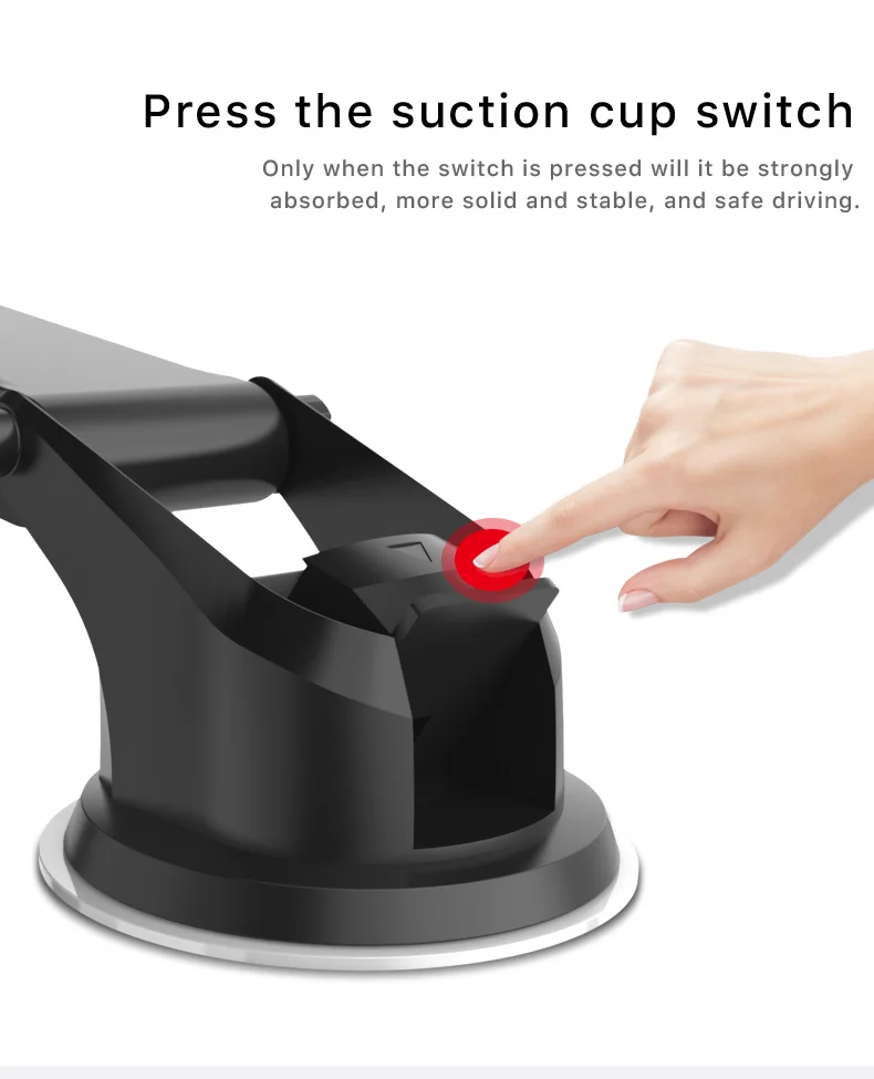 Sucker Gravity Car Phone Holder (7)
