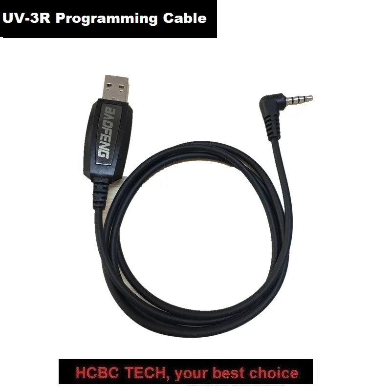 

Baofeng UV-3R Programming Cable UHF VHF Walkie Talkie Accessories Two way radio Portable CB Ham Radio Station uv 3r