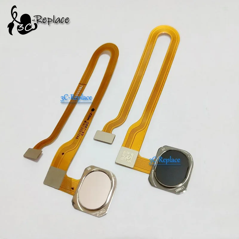 

Black/Gold For OPPO A73 A73T / OPPO F5 / F5 Youth / a79 / a83 Fingerprint Scanner Touch Sensor ID Home Button Flex Cable