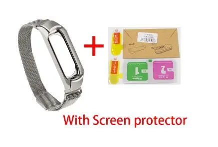 Xiaomi mi браслет, металлический ремешок, сменный Безвинтовой браслет из нержавеющей стали для mi Band 3, ремешки на запястье для телефона xiaomi - Цвет: Silver3