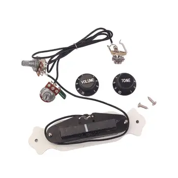 

1 Set 4-String Electric Cigar Box Guitar Pickup with Volume & Tone Accessories Replacement