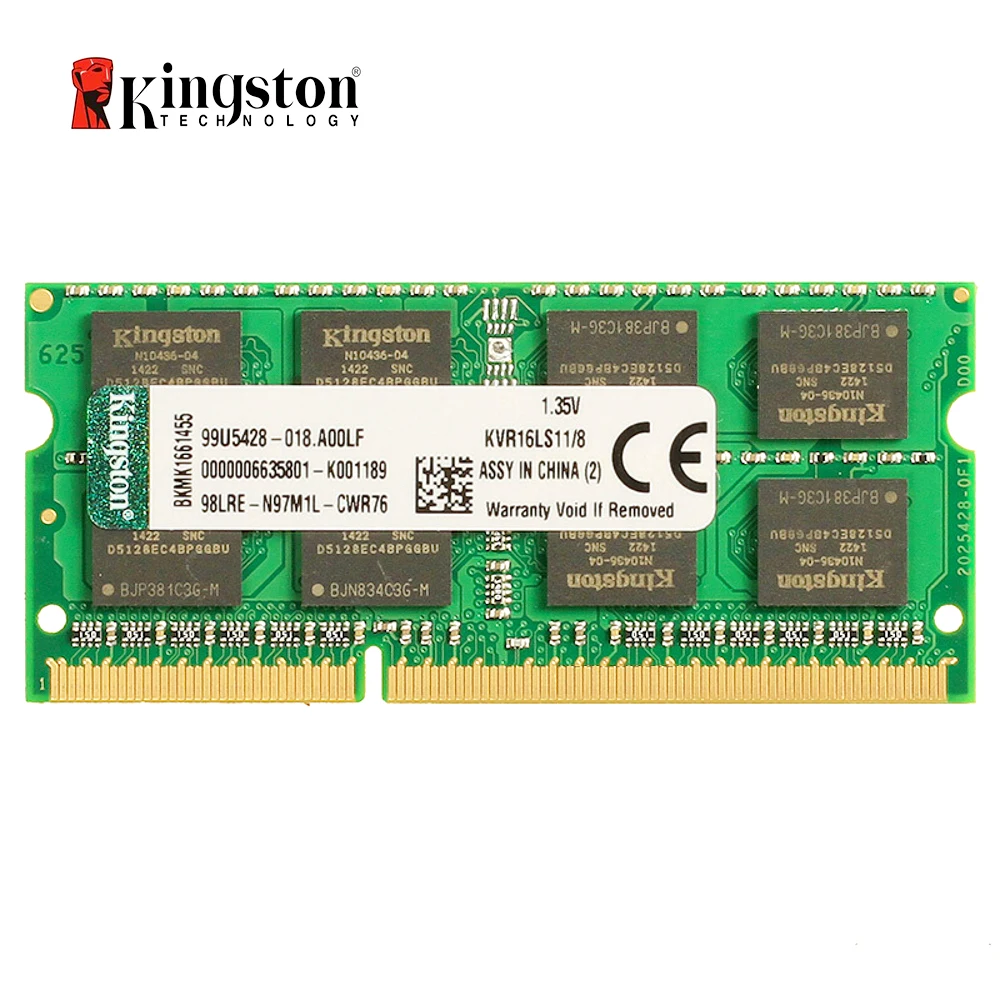 Kingston memoria Ram DDR3L para portátil, 8 1600Mhz, DDR3, 8 GB, SO DIMM bajo voltaje, KVR16LS11/8 GB|Memorias RAM| AliExpress