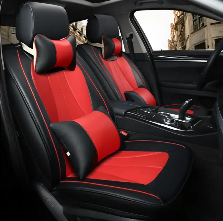 Кожаный чехол для автомобильного сиденья skoda toyota volkswagen RAV4 rapid Lexus ES IS LS RX NX LX Prado