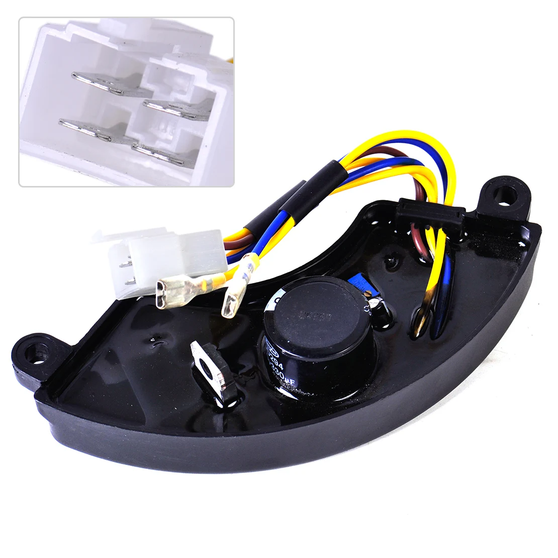 7KW-8KW Generator AVR Single Phase Automatic Voltage Regulator Rectifier 250V 330uF For Generator Gasoline and Diesel Generators 7KW-8KW Generator AVR Single Phase Automatic Voltage Regulator Rectifier 250V 330uF For Generator Gasoline and Diesel Generators