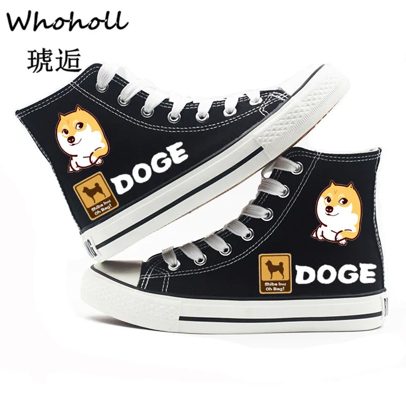 

Cartoon Series Hand-drawn Canvas Shoes In The Middle of Hand-drawing of Students Canvas Shoes Woman Fabric Sapato Feminino Size