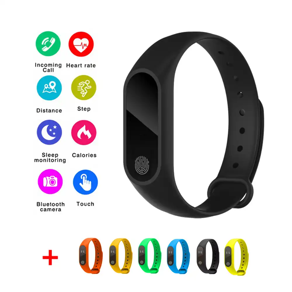 m2 smart bracelet heart rate monitor smart band sleep monitor fitness tracker