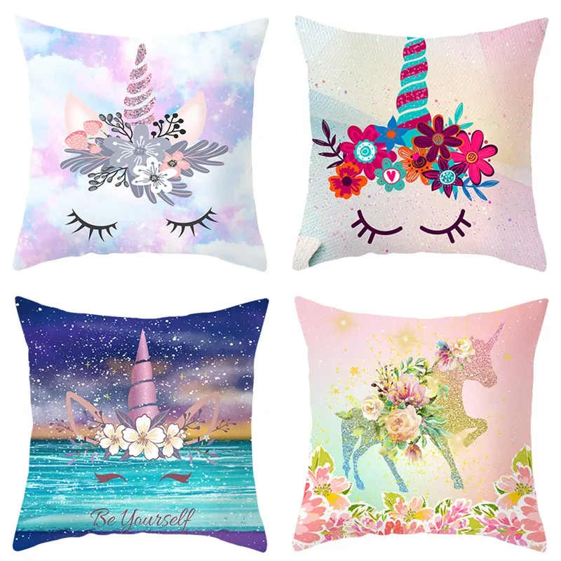 [ Arrival] Hologram Galaxy Unicorn Pillow Cover -Unicorn Fashion
