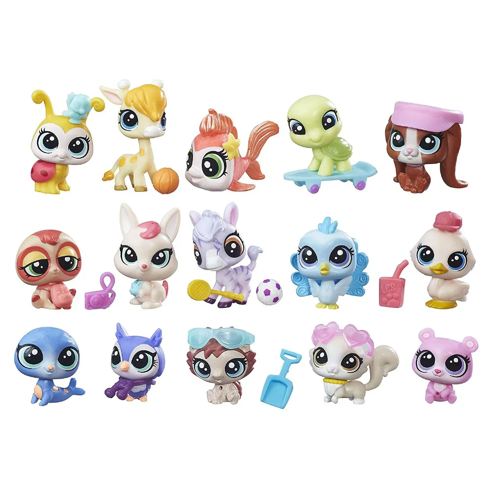

New pet Genuine Original LPS #278-#292 Active Adventures Pets in The City NEW Scan-able Goldfish Special Collection Set in box