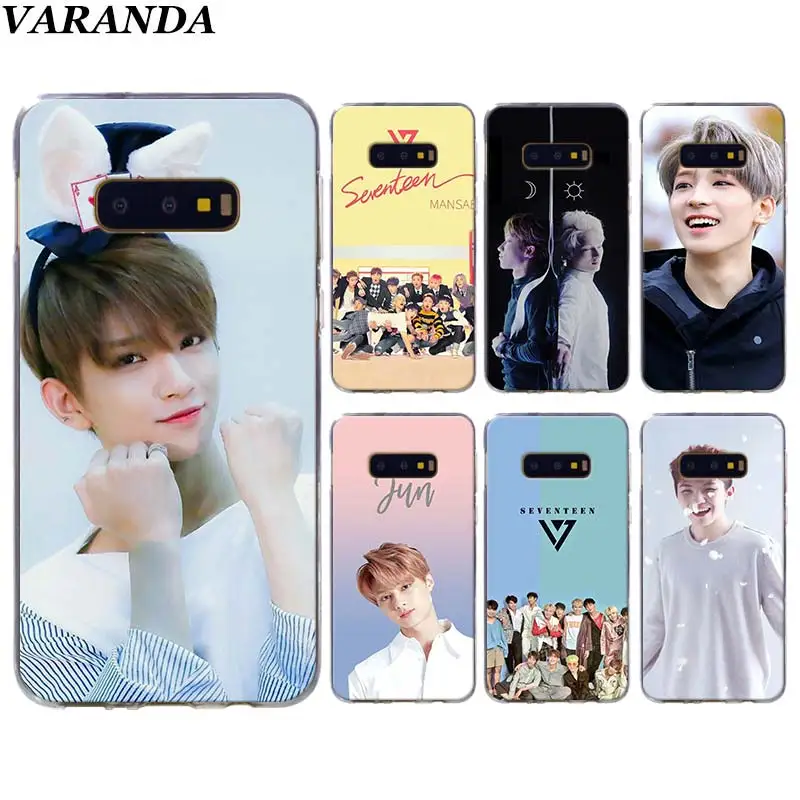 

Seventeen KPOP Band Boy Phone cases for Samsung Galaxy S10 Plus S10e S8 S9 Plus S6 S7 edge A50 Note 8 9 TPU Soft Silicone case