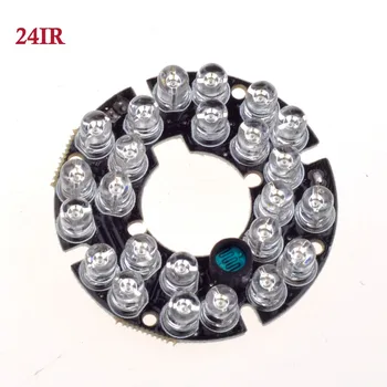 

Wholesale 24pcs IR LED 5mm Infraredboard CCTV LEDS for CCTV cameras night vision (diameter 44mm)