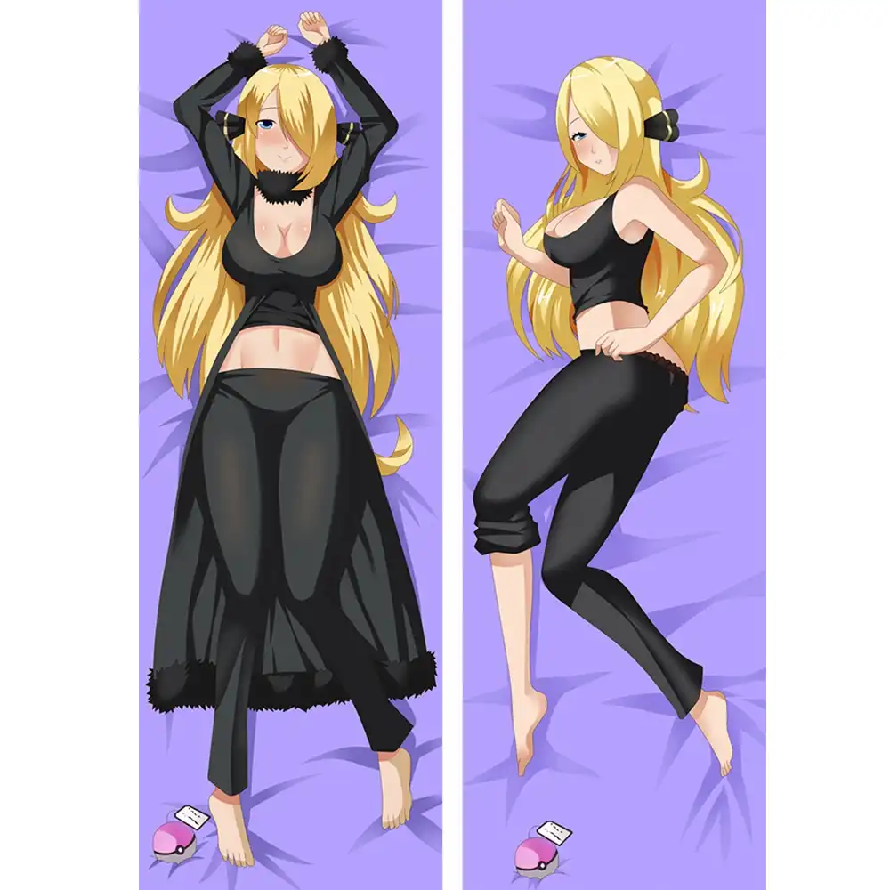 Animejk Poche Monstres Pokemon Cynthia Dakimakura Corps Taie