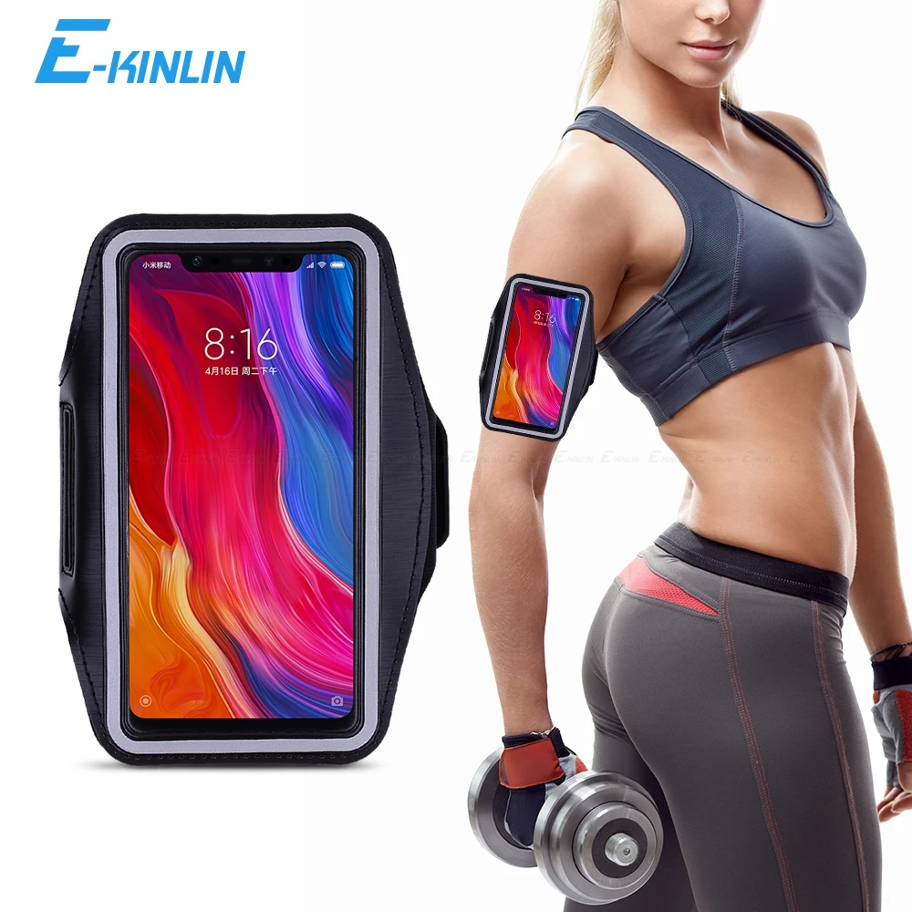 

Sport Running Gym Case Arm Band For Xiaomi A3 A2 Lite Mi 9T 9 8 SE Max Mix 3 2S 2 Redmi Note 7 5 6A 6 Pro AI Phone Bag Cover