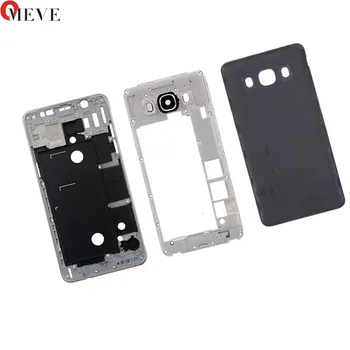 

Original Housing Middle Frame Battery Back Cover+Side Button For Samsung Galaxy J5 J7 2016 J510 J710 Camera lens glass