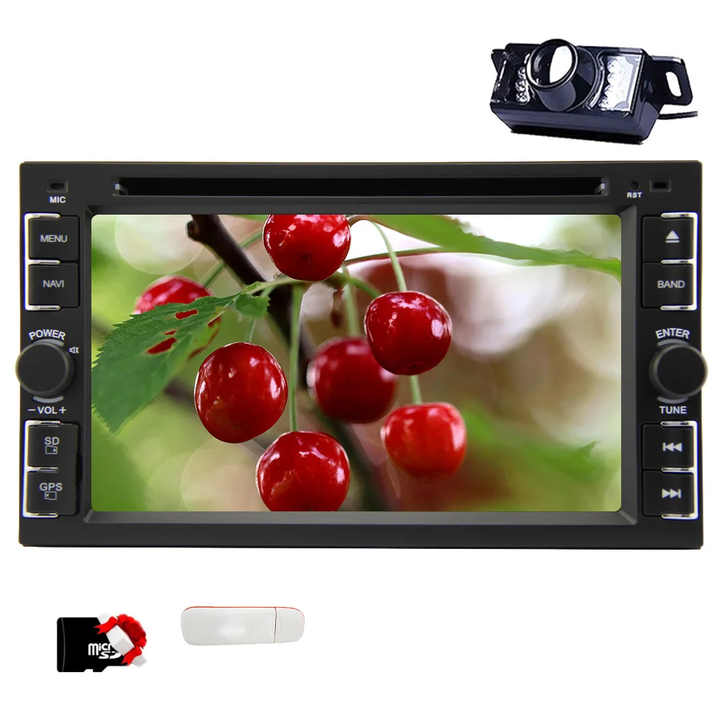 Flash Deal Radio Navigator SD MP3 GPS Map Car DVD Logo 3G Dongle MP5 RDS Stereo HeadUnit iPod MP4 Autoradio EQ PC AMP System 2