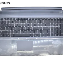 JIANGLUN For Samsung RC710 Palmrest with touchpad with US Layout Keyboard