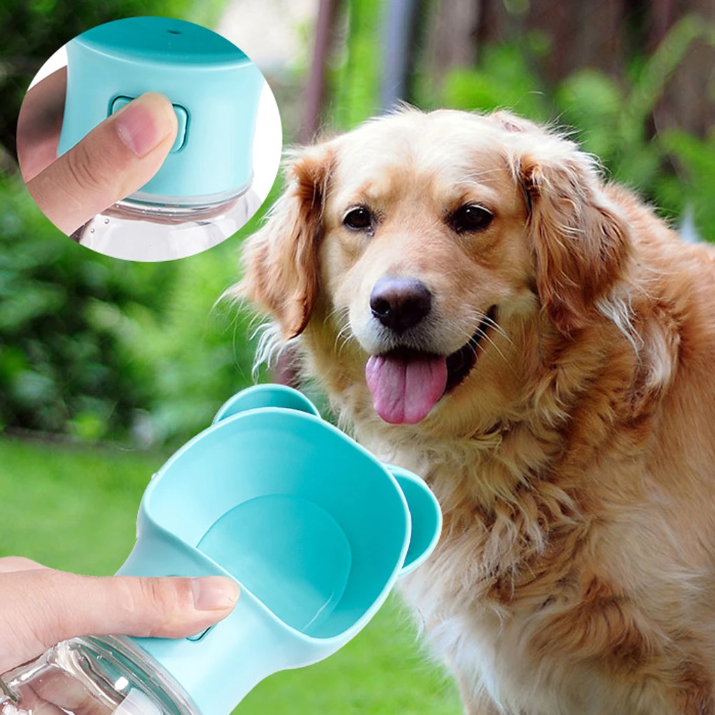Cartoon Shape Portable Dog Water Bottle, Keep Pet Water Clean Leak Proof Lightweight Bottle Take it outside easily