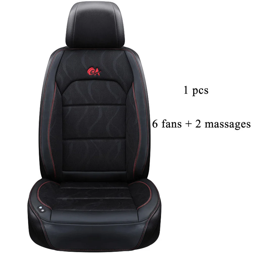 1 pcs Black Охлаждающая подушка для автомобильного сиденья с массажем, охлаждающая подставка для автомобильного сиденья, для Agila Astra Insignia Vectra Zafira - Название цвета: 1 pcs Black