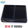 8th Gen Mini PC Windows10 Intel Core i7 8550U Quad Core 4.0GHz Fanless Mini Computer 4K HTPC Intel UHD Graphics 620 Wifi ► Photo 3/6