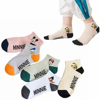 

10 pairs/lot Women Ankle Socks Cute Cartoon Animals Sock Cotton Mouse Duck Dog Lady Girl Art Sock Meias Sox Size 34-40