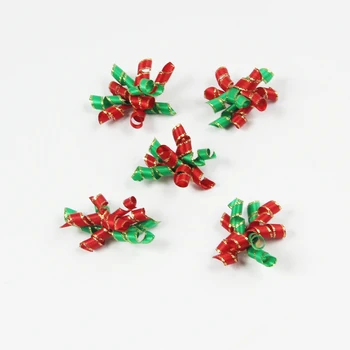 

2015 Handmade Dog Accessories New Design Bubble Christmas Pet Bow Whip Ribbon Bow Grooming Bows 50pcs/lot V1216