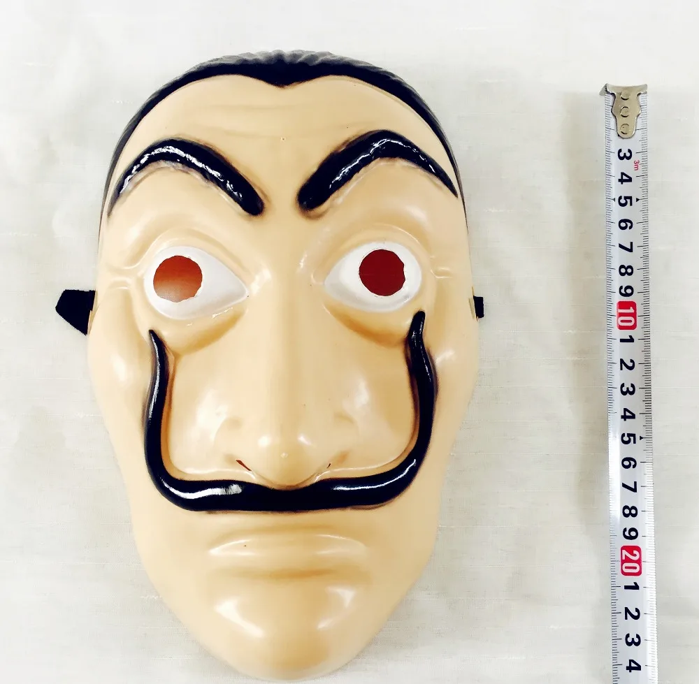 Салвадор дали Косплей фильм маска деньги Heist The House of paper La Casa De Papel Костюм для лица