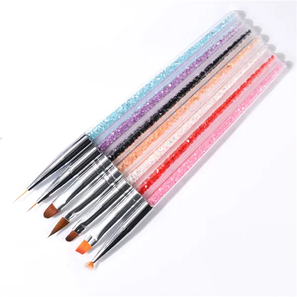 Дизайн ногтей Живопись детализация Marbleizing кисти Striper Dotting кисточка для дизайна ногтей набор инструментов