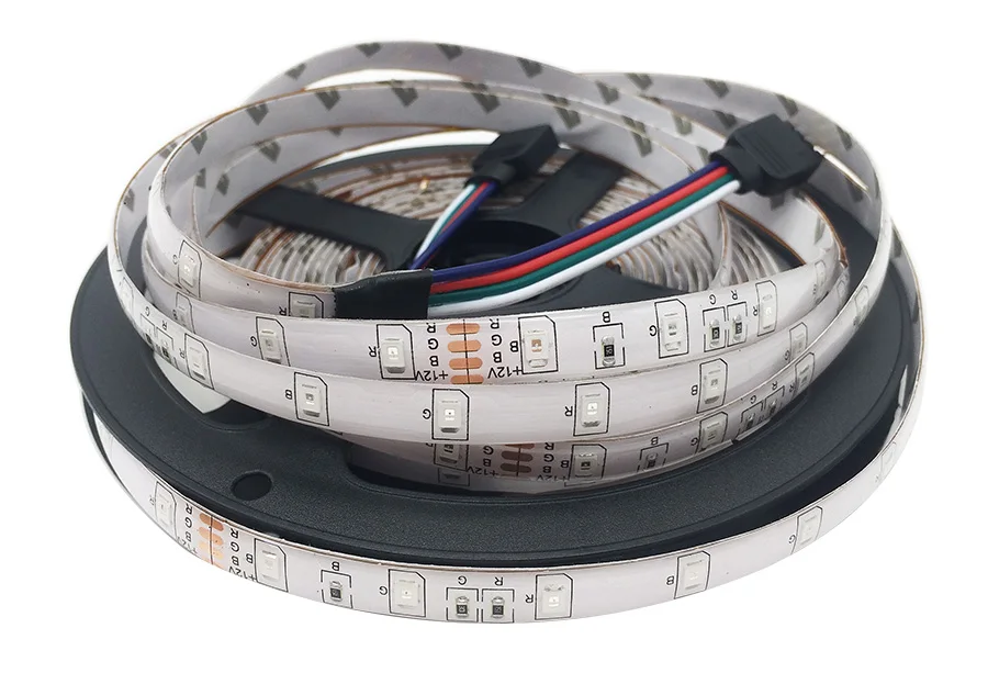 2835 SMD RGB Светодиодные ленты огни 5 м 10 м 15 м 20 м нет Водонепроницаемые гибкие RGB лента один комплект + сенсорный контроллер + DC 12 В Питание