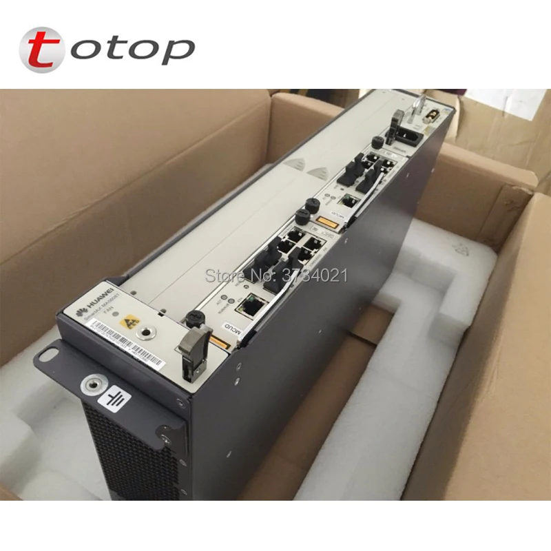 

19"inch 10G OLT MA5608T Huawei original GPON OLT 2*MCUD1 and 1*MPWD, AC DC Optical Line Terminal, 2U Terminal de linha optica