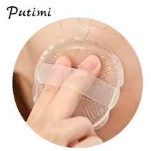 Putimi 3 шт. макияж пудра Puff Non-тональный крем в виде карандаша Puff легко чистить косметический прозрачный, из силикогеля Profesional Make Up Tool