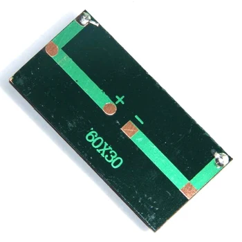 

Solar Panel Mini 0.2W 1.5V 60x30Mm Power Panel System Diy Battery Cell Charger Module Portable Panneau Solaire Energy Board,5P