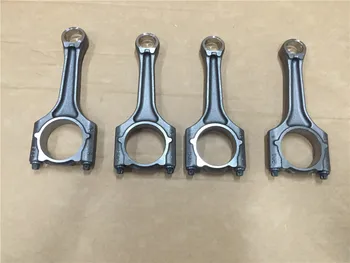 

SWIEES Black pin displacement 2.0 STD 51mm 4Pcs connecting rods Set Fit For VW PASSAT B8 2.0 tiguan 06H 198 401D 06H198401D