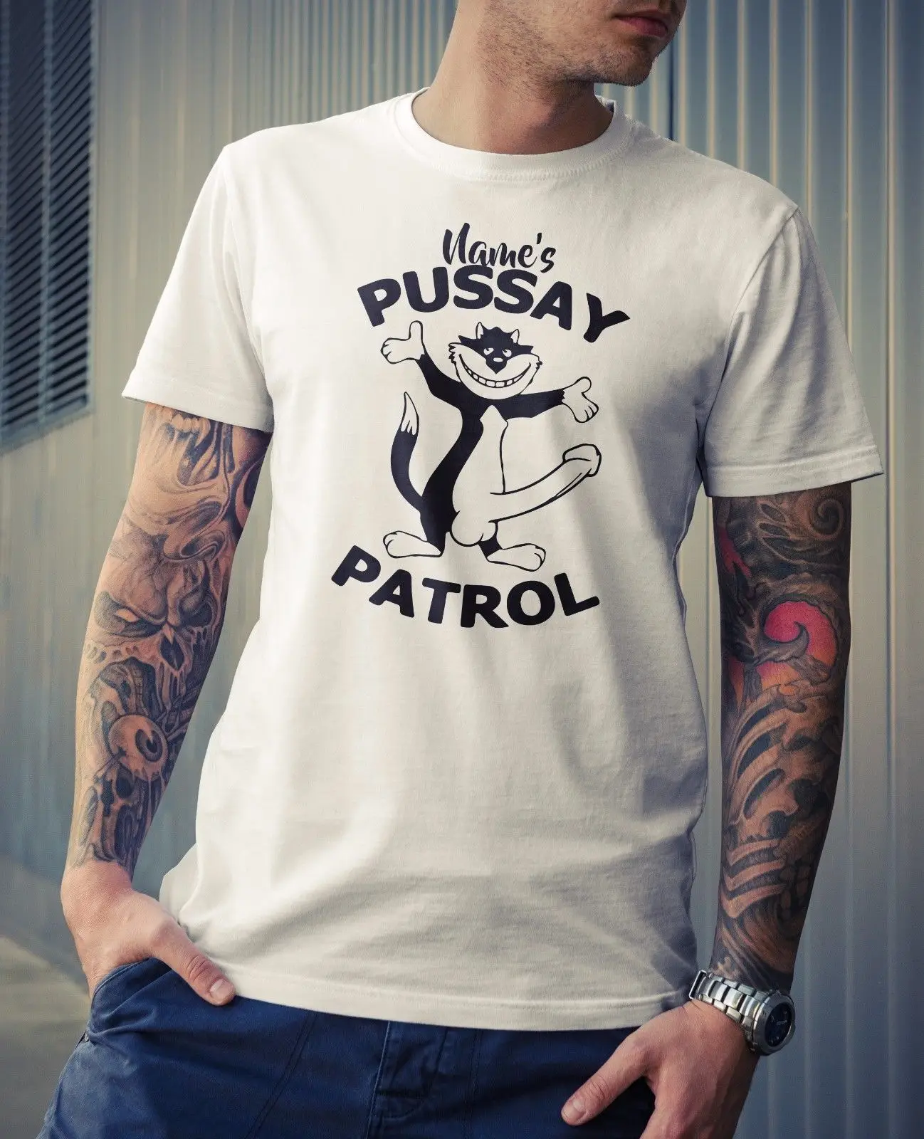 Олень-Pussay патруль Футболка-много сделать имя Новинка Свадебные индивидуальный заказ