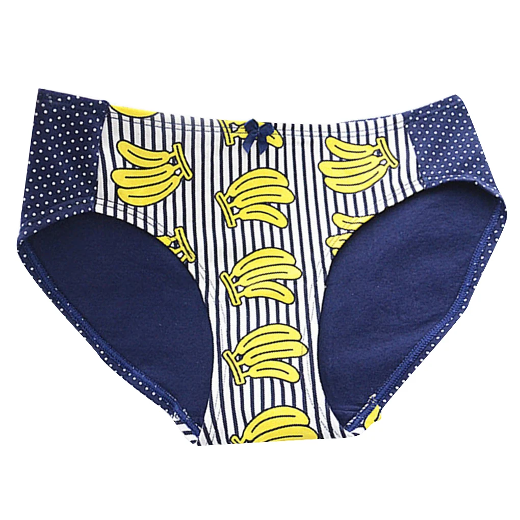 Big sales Banana Series Women Cotton Seamless Briefs Underwear Mid
