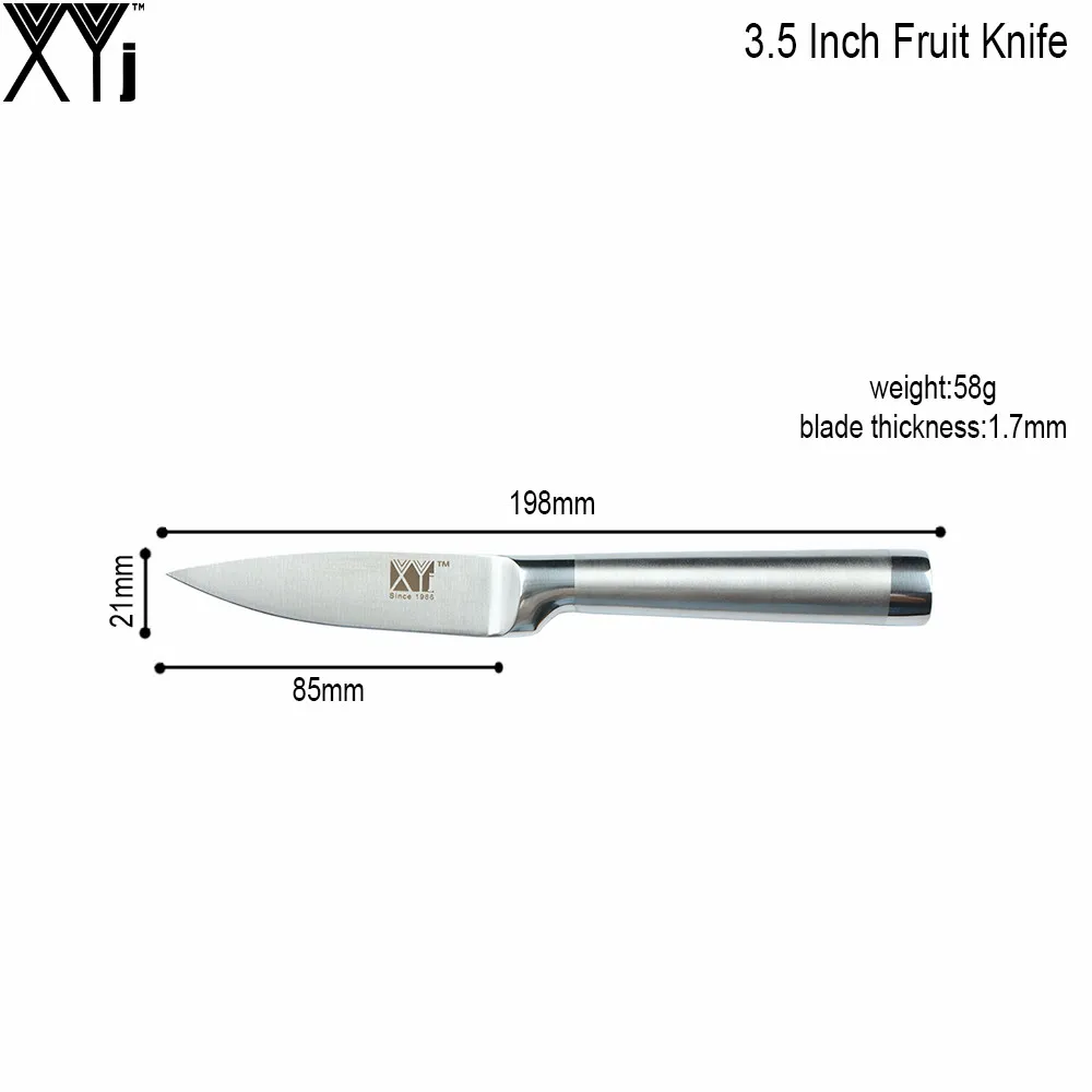 Excellent Quality Stainless Steel Blade Fruit Knife XYJ Brand High Hardness 3.5\ Excellent Quality Stainless Steel Blade Fruit Knife XYJ Brand High Hardness 3.5\