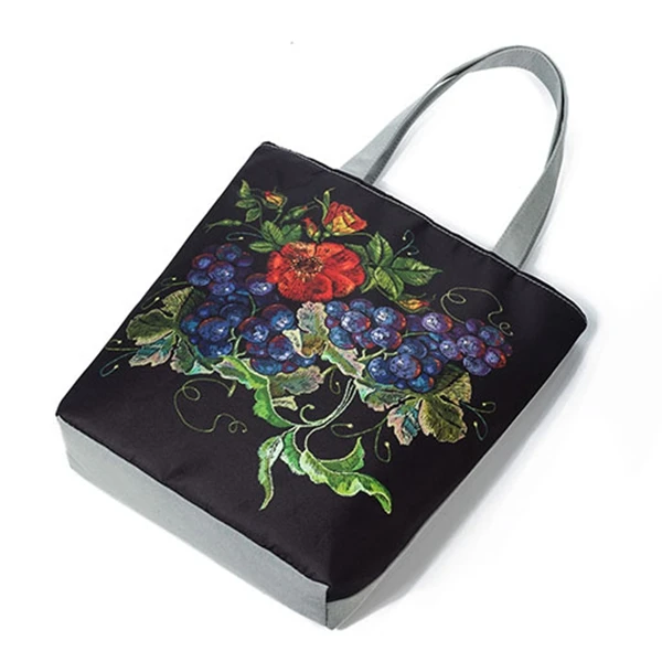 

Colorful Floral Print Shoulder Bag Women Casual Tote Handbag Female Canvas Lady Handbag