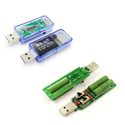 Тестер USB + нагрузки DC Цифровой вольтметр amperimetro как power bank индикатор зарядное напряжение автомобилей измеритель тока Детектор-адаптер